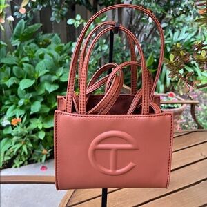 Telfar Mini Bag in Chestnut Brown
